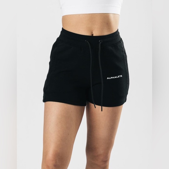 Alphalete Essential Core Athletic Shorts Black - Picture 2 of 10